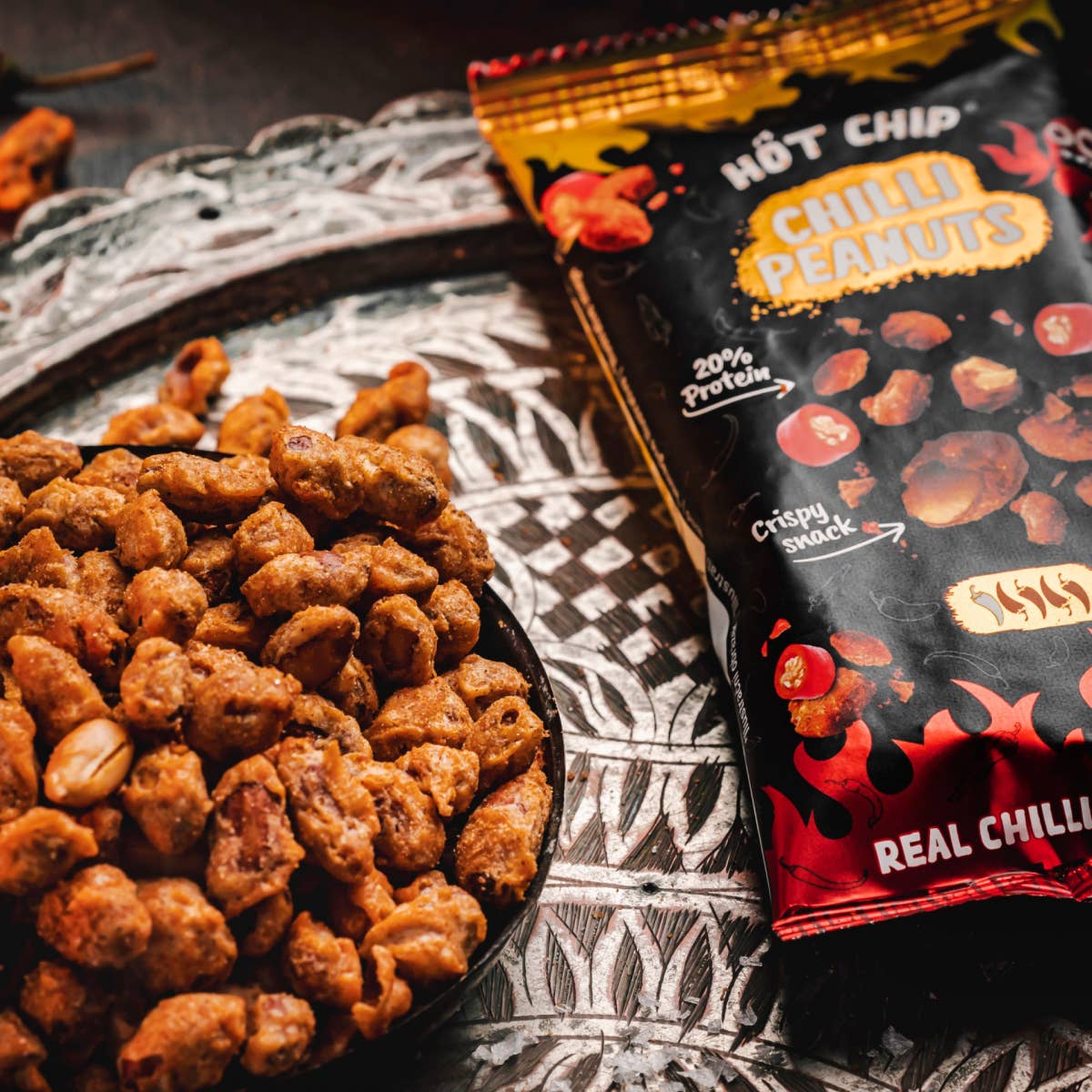 HOT-CHIP - Wholesale Nuts - Chilli Peanuts 70g2