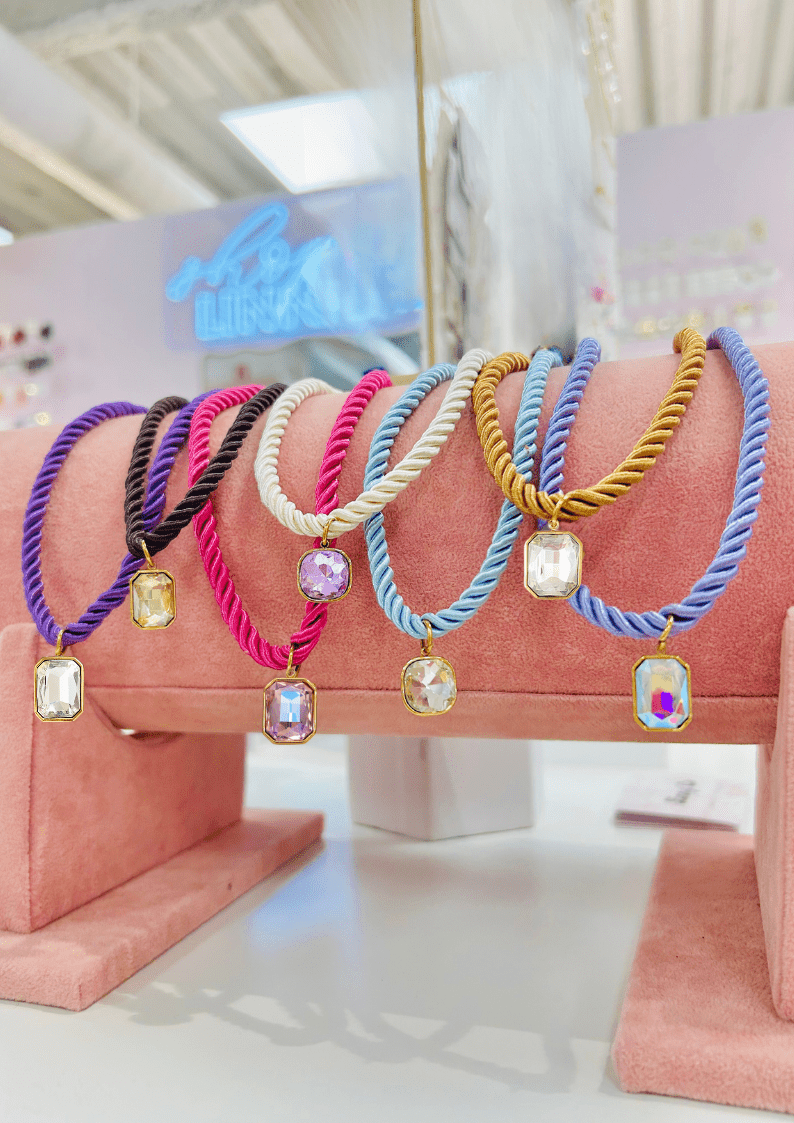 LINNY CO - Wholesale Woven Necklace - Necklace - Tailyn Rope Light Blue1