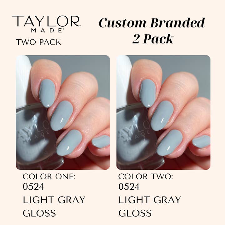 Taylor Made Polish - Vendita all'ingrosso Smalto per unghie - Smalto per unghie personalizzato: confezione da 2 a lunga tenuta + vegano + non tossico71