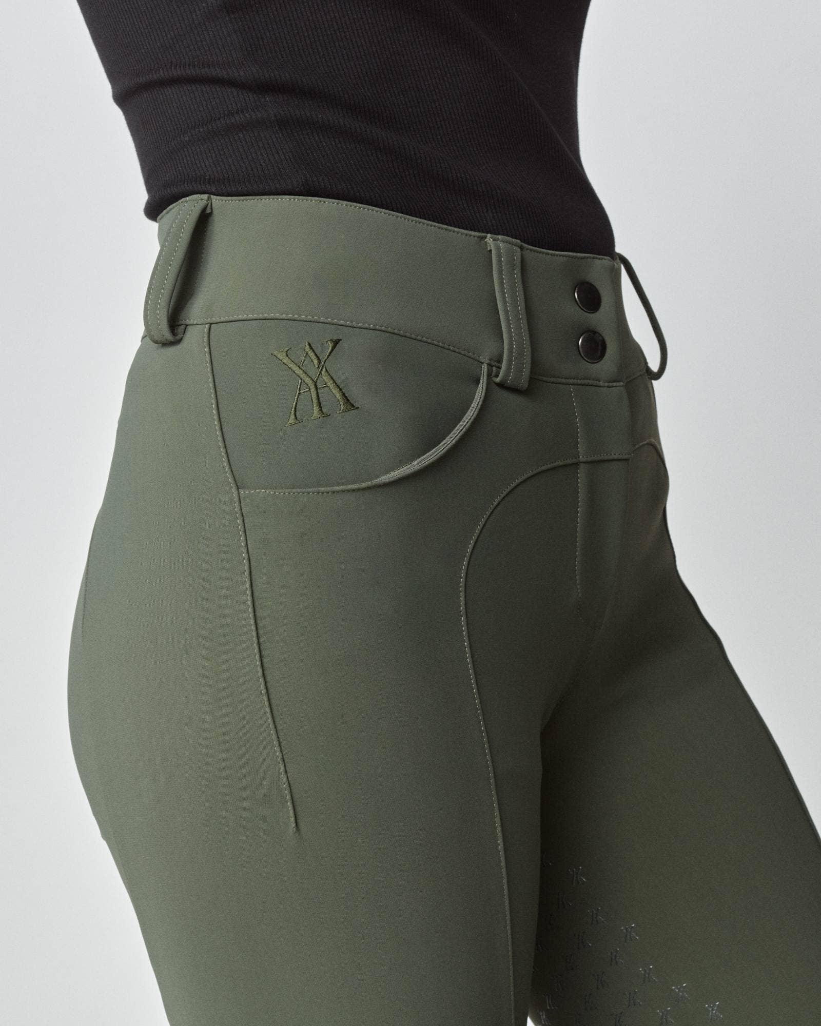 Compression Performance Breeches Green for wholesale on Faire1