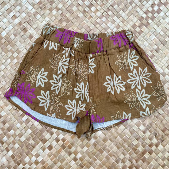 Makawao Shorts - Naupaka for wholesale by Brown Eyed Bella