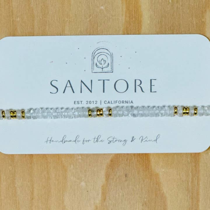 Santore Jewelry Company - Wholesale Beaded Bracelet - Linea Beaded Stretch Bracelet - Ships Carded51