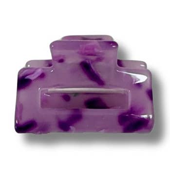 Hair Claw - Colourclaw XS "Marble Purple" for wholesale by Hairjewelz by Elle