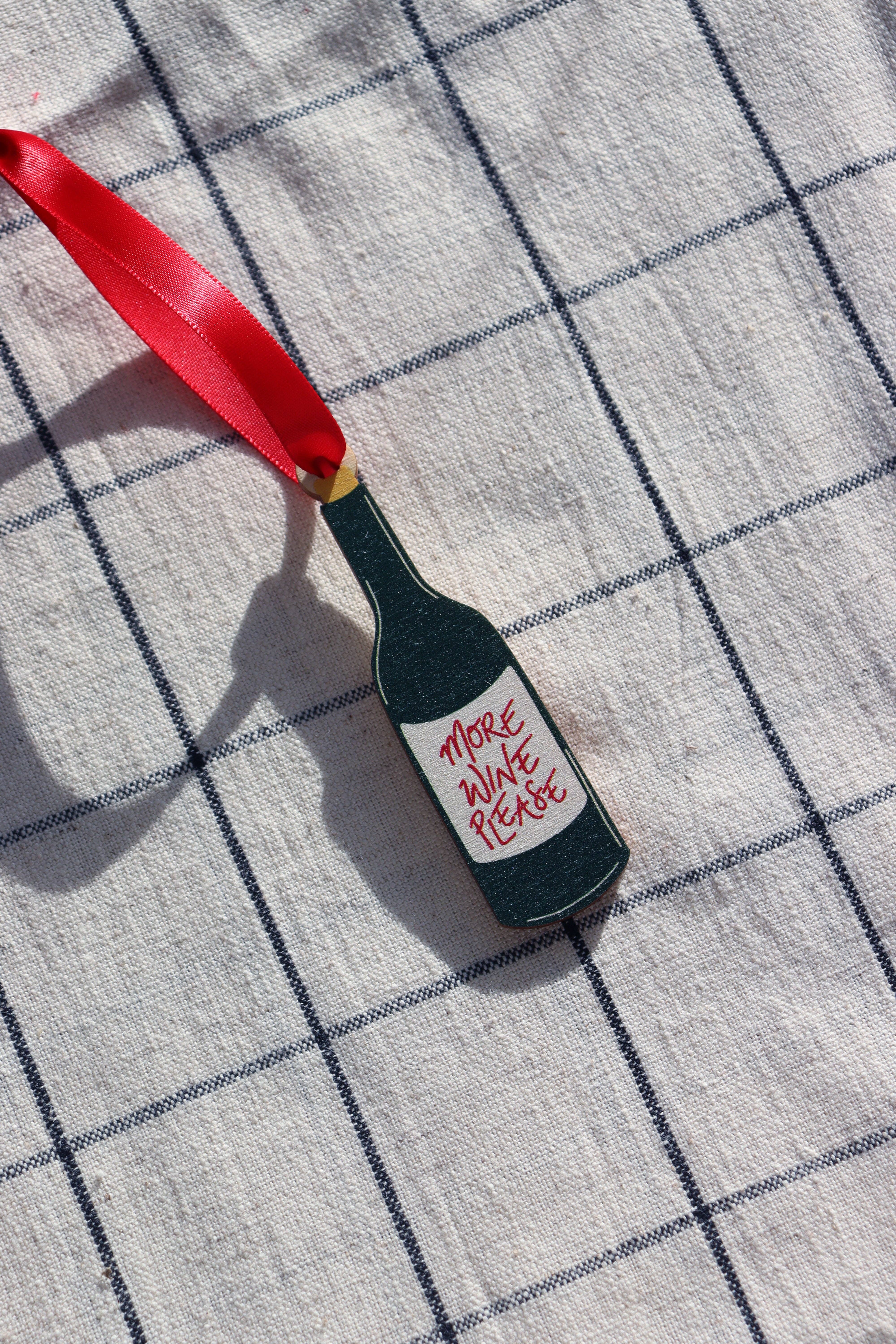 Neesh Home – Engroshandel Julepynt – Mere vin, tak juledekoration | Vin | Middag | Træpynt0