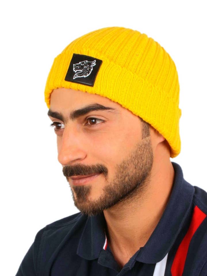 Fisherman Box Logo Hue - Gul for engroshandel hos Zein