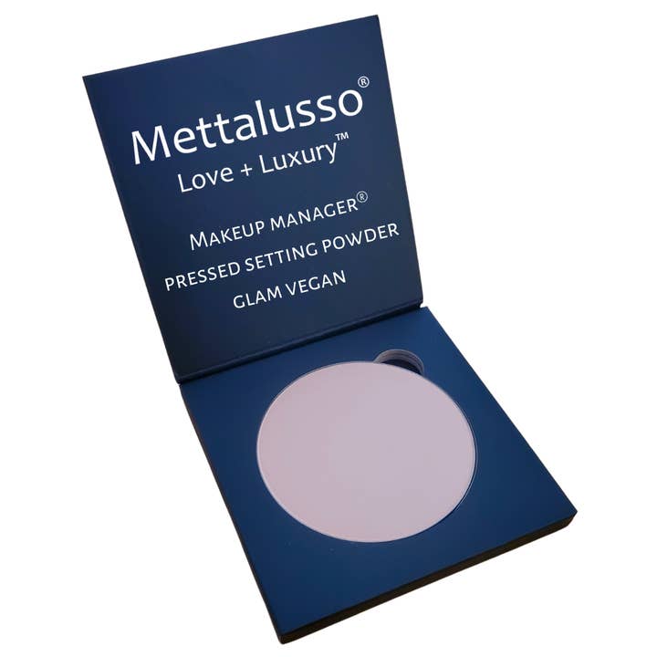 Mettalusso Inc - Wholesale Face Mineral Powder - Mettalusso MAKEUP MANAGER Vegan Translucent Pressed Setting Powder1