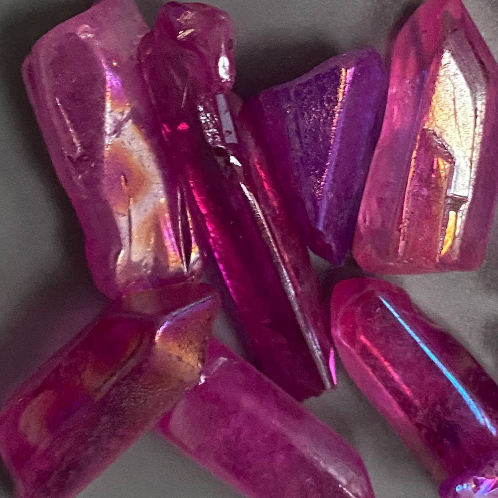 VIE – wholesale Spiritual stone/crystal – Electroplated Quartz Points, 2-3cm, Single24