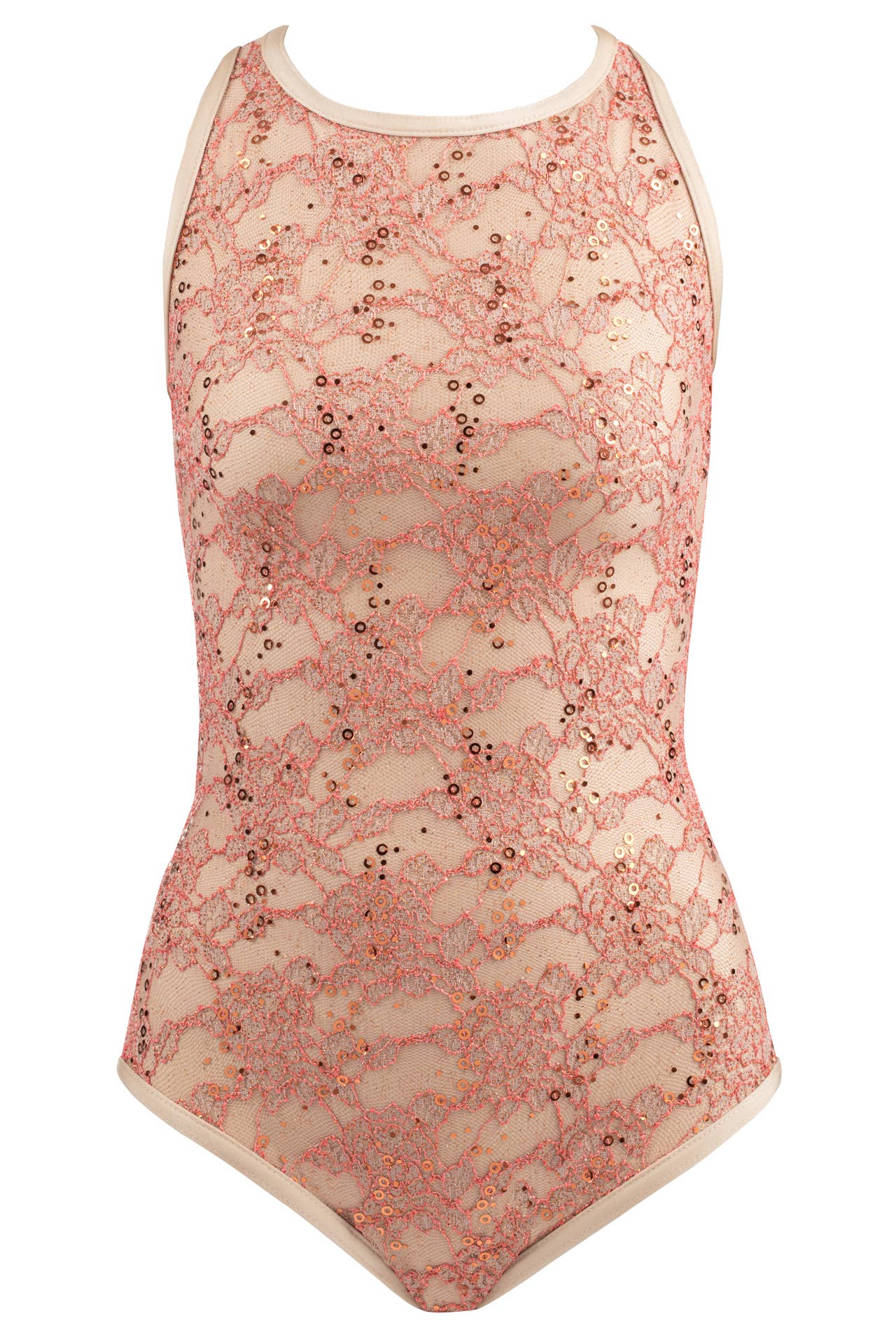 Motionwear - Wholesale Leotard - Kids - Annabelle Leotard By FORM - Apricot Lace edition2