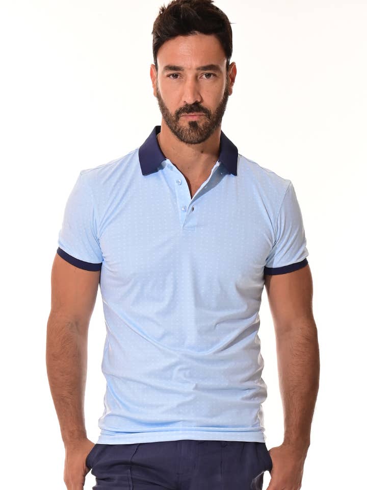 Men's S/S Polo Performance Cool Feel 4 Way Stretch-A-MKT3317 for wholesale by Azucar & Bohio