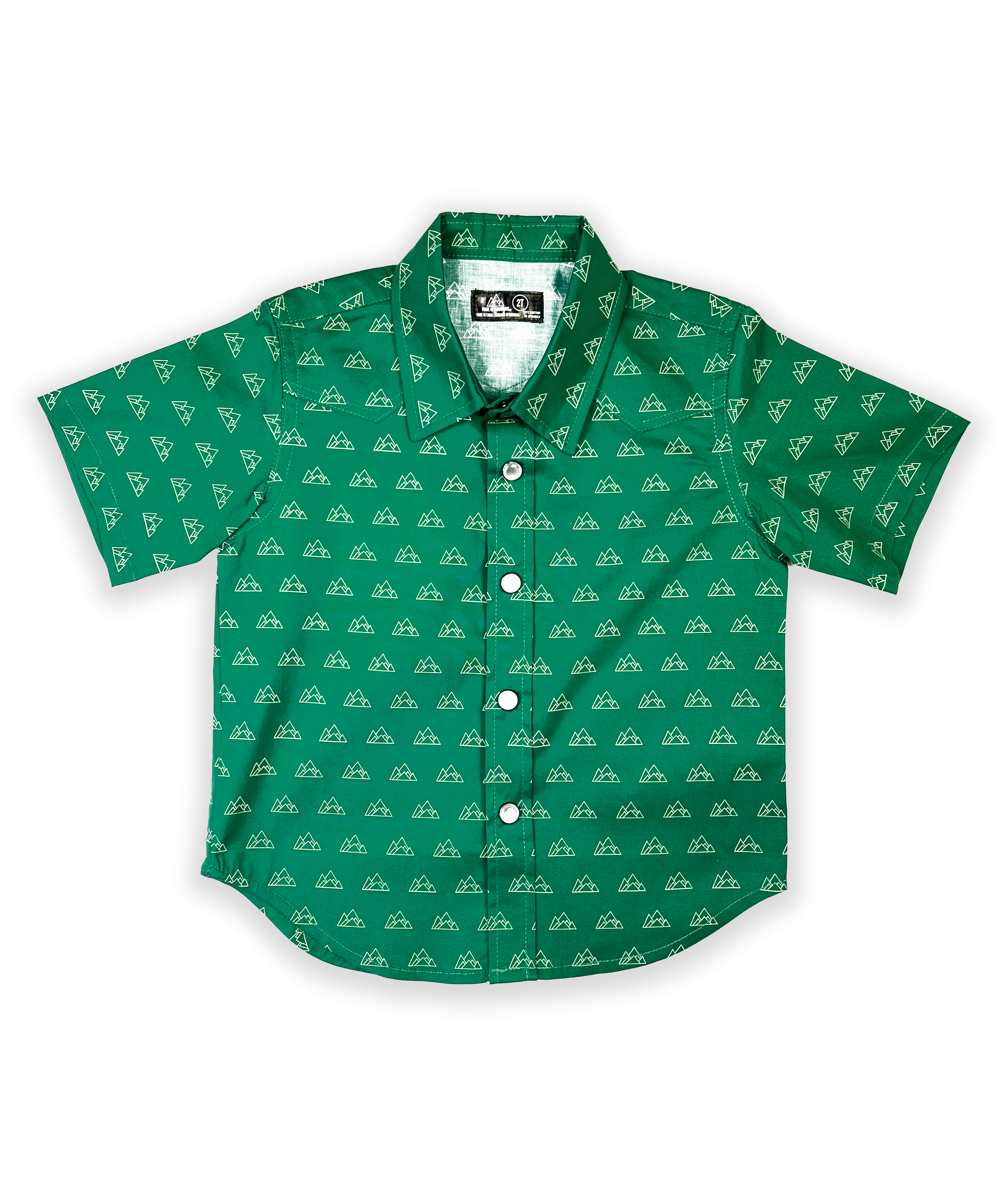 Made of Mountains - Wholesale Button Down Shirt - Kids - Logo Kids Button Down Shirt With Pearl Snaps 3