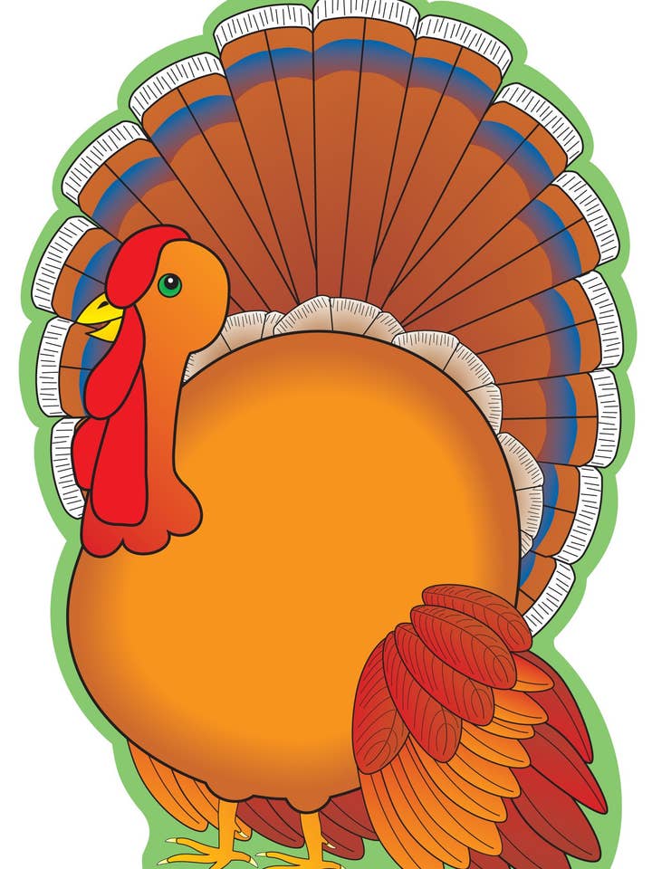 SHAPES ETC. Large Notepad - Turkey for wholesale by Creative Shapes Etc.