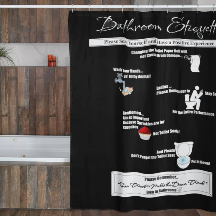 Unique Shower Curtain, Washable Water Resistant, Bathroom Decor, Boho Shower Curtain, Farmhouse Shower Curtain, Inspirational Shower Curtain for wholesale by Ambiguous Designs