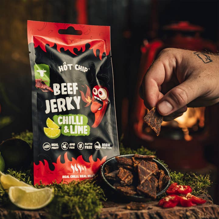 HOT-CHIP - Wholesale Jerky - Jerky Chilli And Lime 25g1