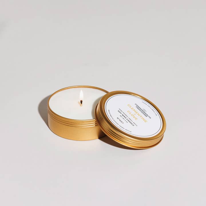 Commonwealth Provisions - Vendita all'ingrosso Candele da viaggio - Candela da viaggio — Clementine + chiodi di garofano