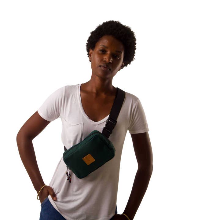 Ecodunia - Wholesale Belt Bag - Unisex - Canvas Crossbody Belt Bag Pouch, The Everywhere Belt Bag 1L34