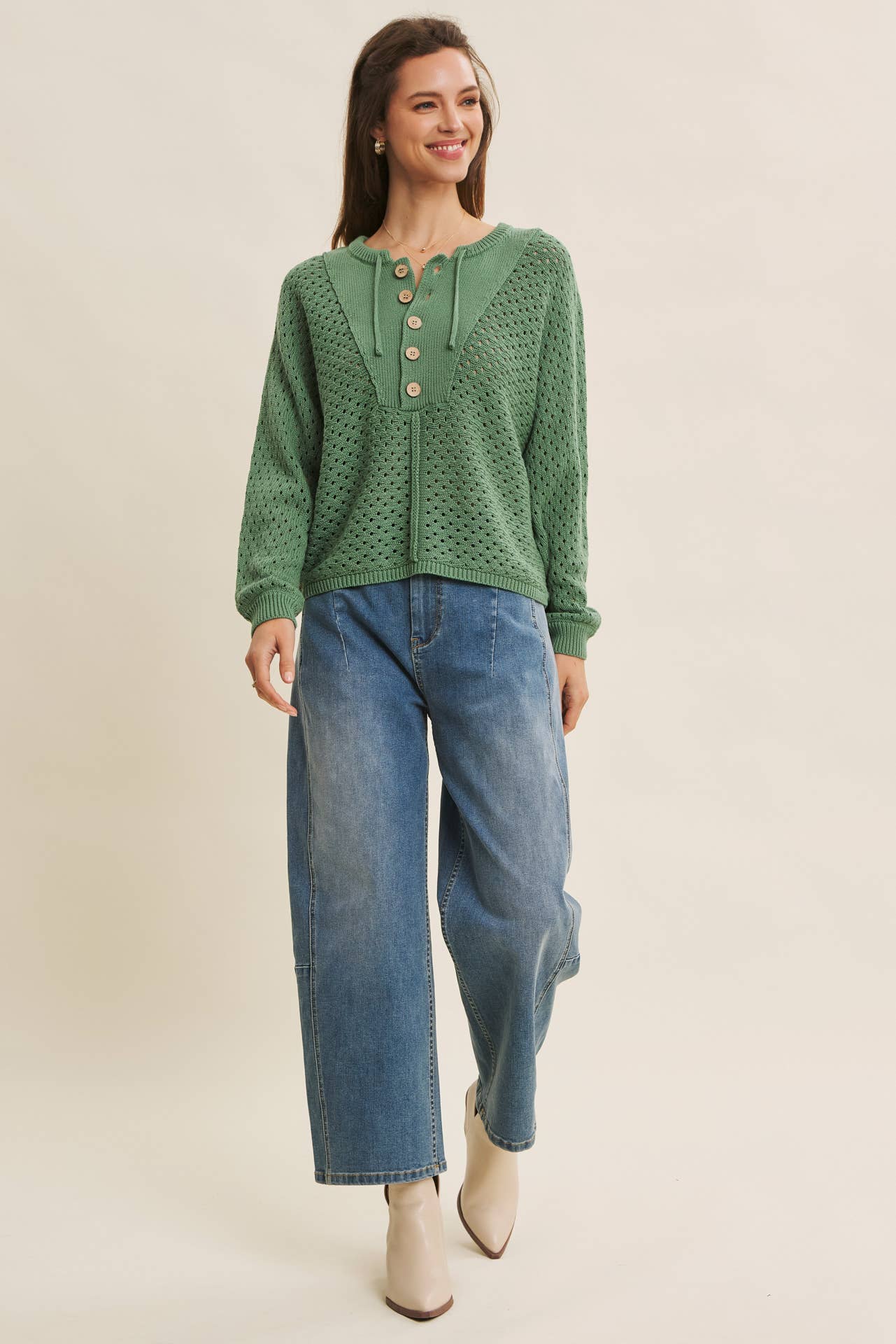 DENIM LAVÉ JEANS VINTAGE LAVÉS EXTENSIBLES ET SURDIMENSIONNÉS SANS EFFORT en vente sur Faire7