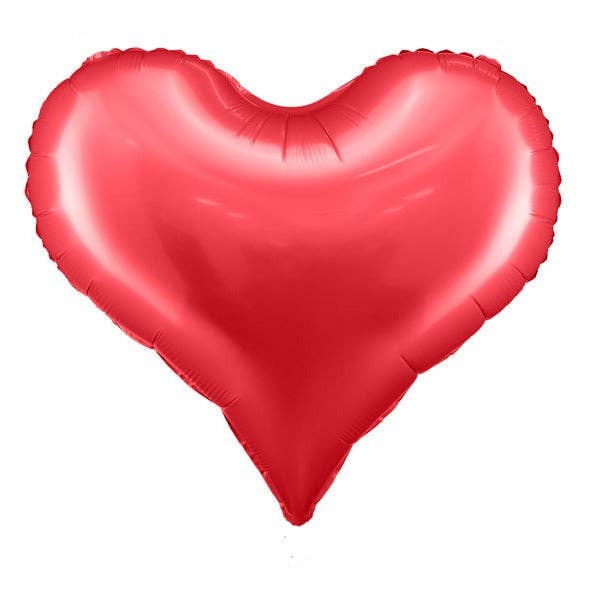 PartyDeco Red Heart Shaped Foil Balloon - 29 in. for wholesale by THE BALLOON HUB