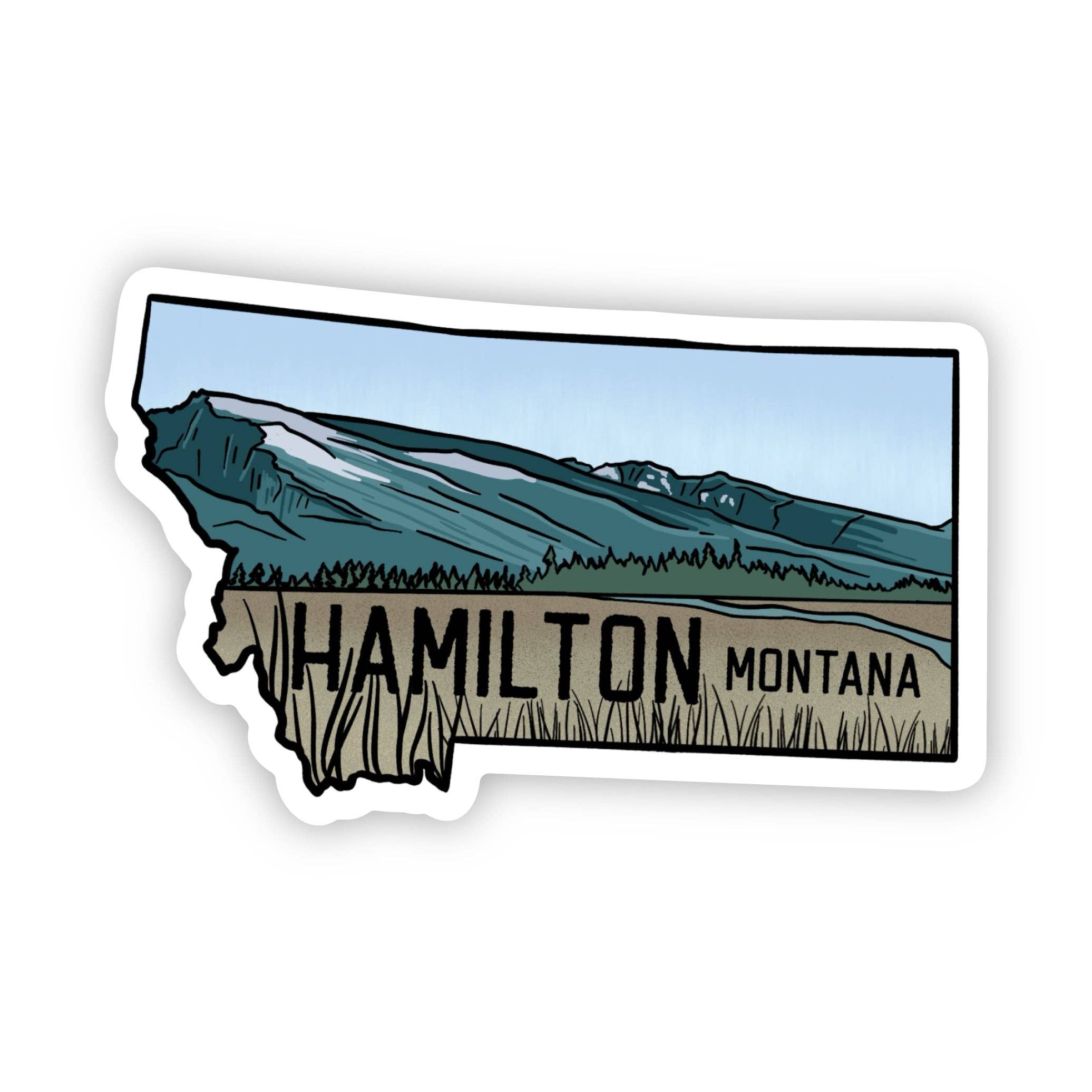 Creatively Leanne - Vente Autocollant - Autocollant Hamilton Montana