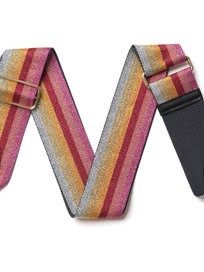 Taskerem med læderender - Strålende striber for engroshandel hos MONTTE DI JINNE