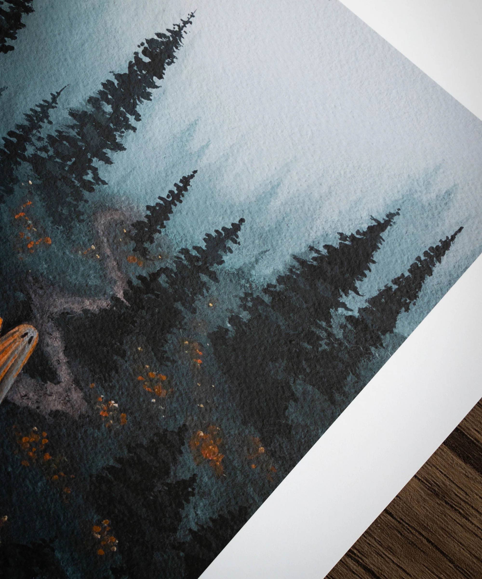 Gloomy Grove - Wholesale Art Print - "Wander" | Fine Art Print3