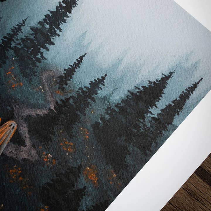 Gloomy Grove - Wholesale Art Print - "Wander" | Fine Art Print3