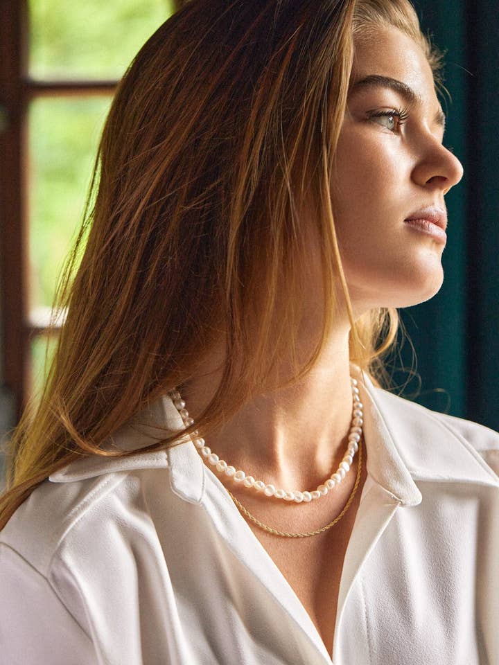 Elizabeth Pearls Necklace for wholesale by Sofia Godinho