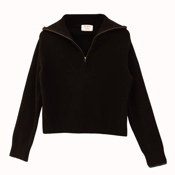 HALF ZIP SWEATER CASHMERE/SILK and other Purchase Wholesale purox waschmittel. Free Returns & Net 60 Terms on Faire trending on Faire.