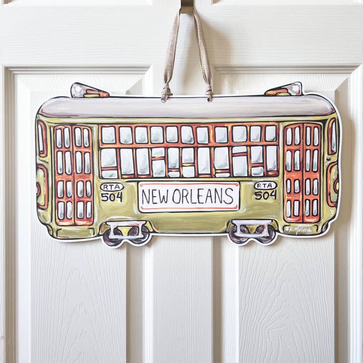 Home Malone – Engroshandel Dørophæng – Grøn Streetcar Door Bøjle - New Orleans udendørs indretning3