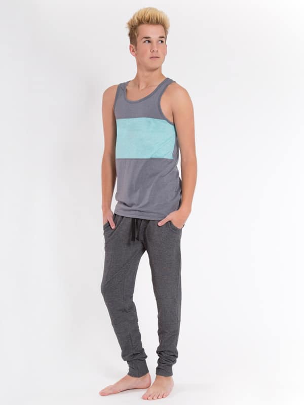 Super Terry Ninja Joggingbukser, Charcoal for engroshandel hos Sugar And Bruno