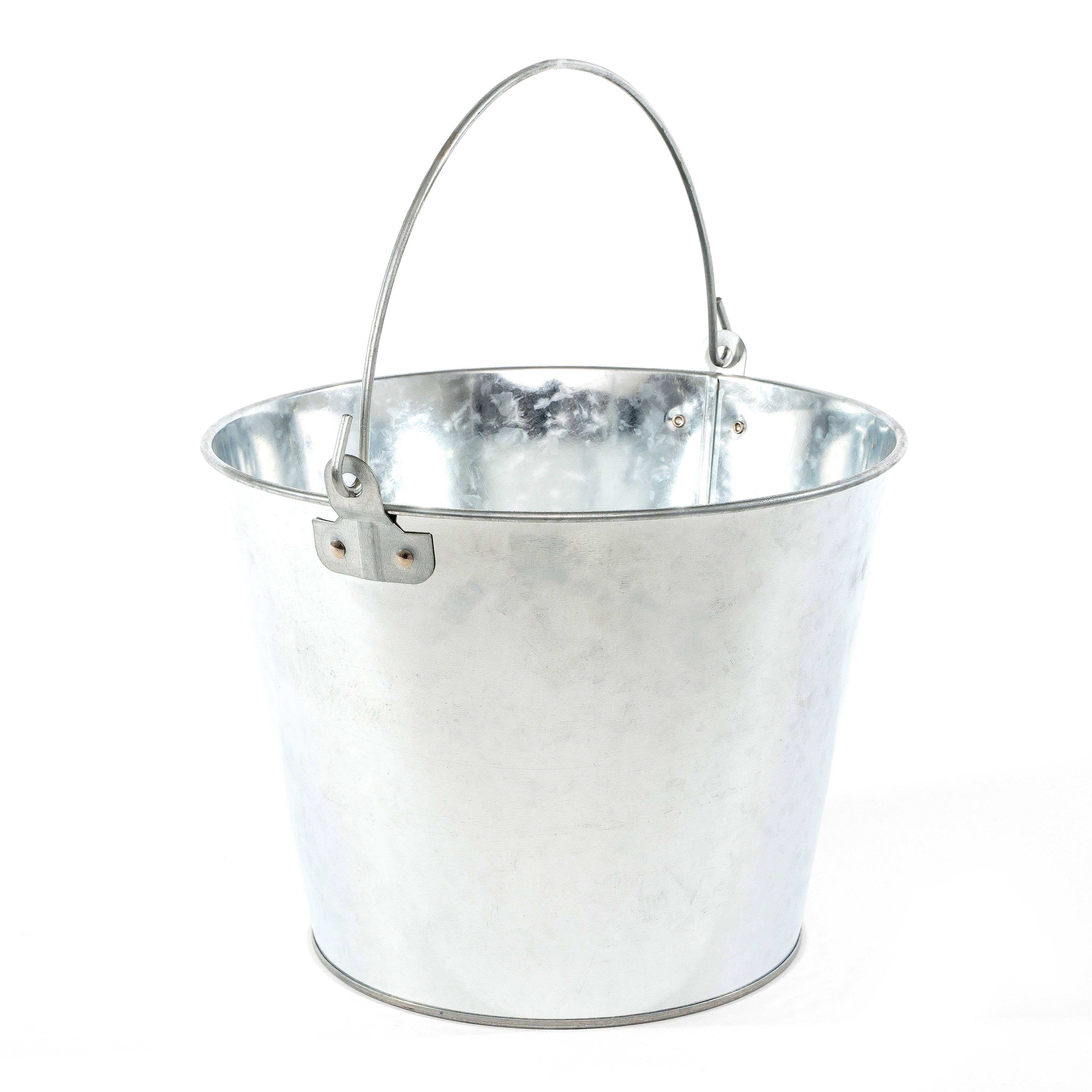 Portofino International Trading, USA - Wholesale Bucket/Pail - Metal Pail Bucket Silver - 1 Gallon5