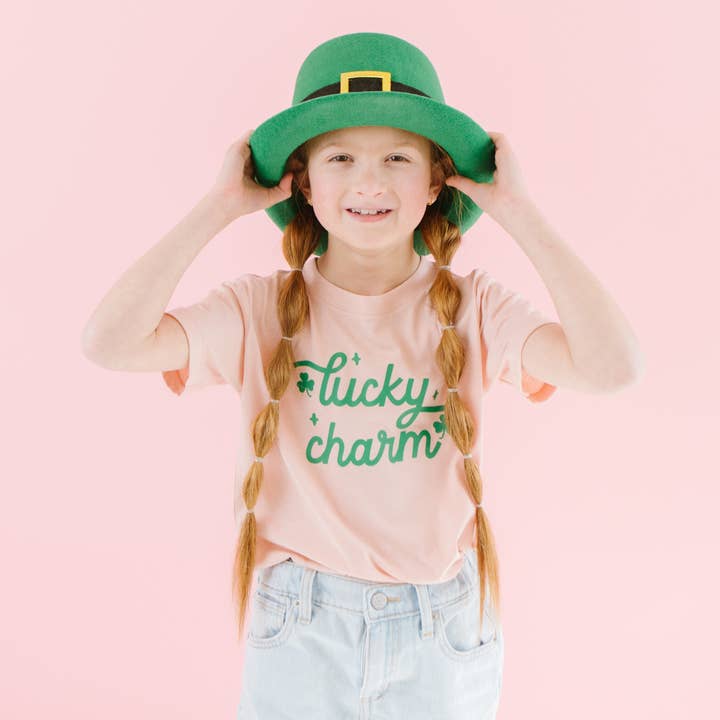 Lucky Charm St. Patricks Day Kids Shirt for wholesale by Benny & Ray Apparel