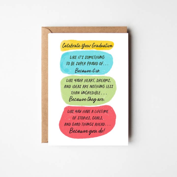 Card & Story - Wholesale Graduation Card - Graduation Celebration Card for Him2