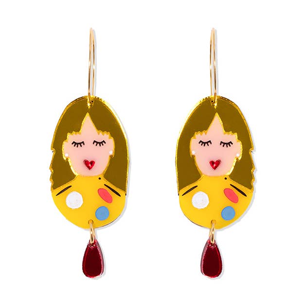 Orecchini pendenti Kill Bill Warrior per la vendita all'ingrosso da parte di Vinuesa shop