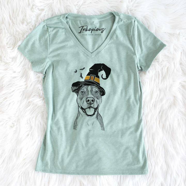 Witch Wendy the Mixed Breed - Women's Perfect V-neck Shirt for wholesale by Inkopious