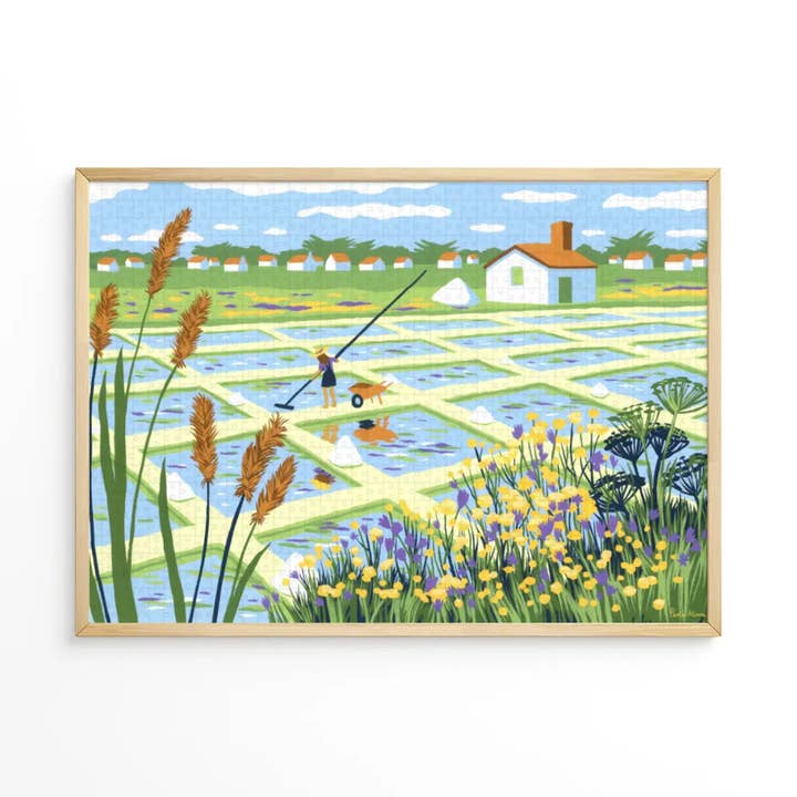 1000-piece puzzle: Salt Marshes for wholesale by Aparté