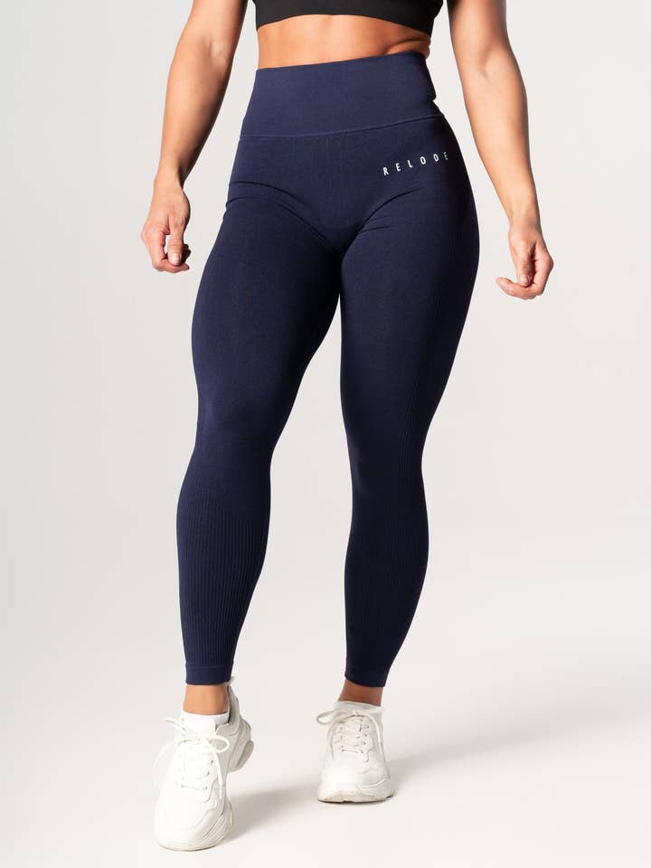 Collant sans couture Slipstream - Bleu marine pour la vente par Relode AB