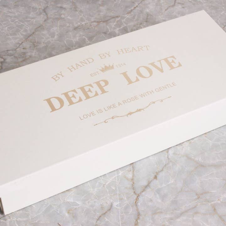 Elegant Design Supply - Wholesale Gift Box - "I Love You" Flower Gift Box with Foam and Liner5