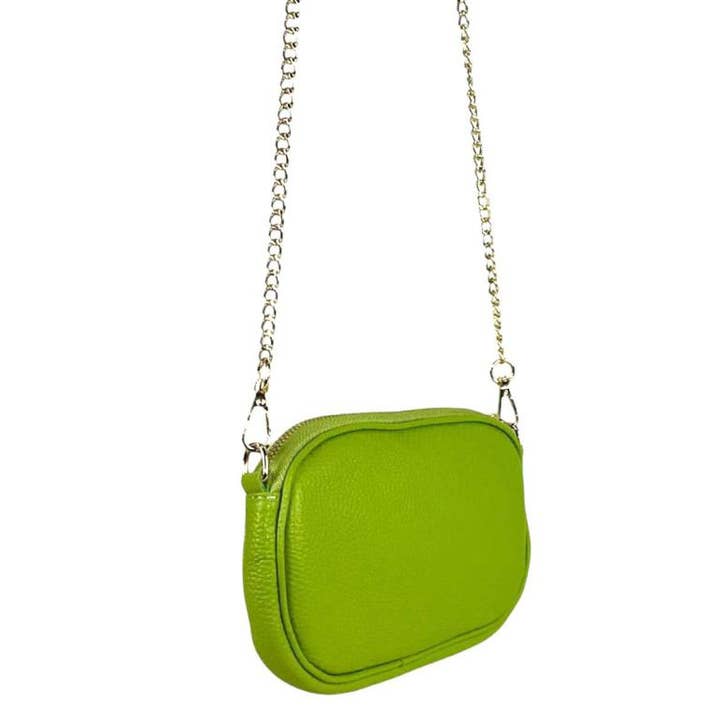 Chenson & Gorett - Wholesale Shoulder Bag - Women's - Women's Italian Leather Shoulder Bag with Long Handle Chain13