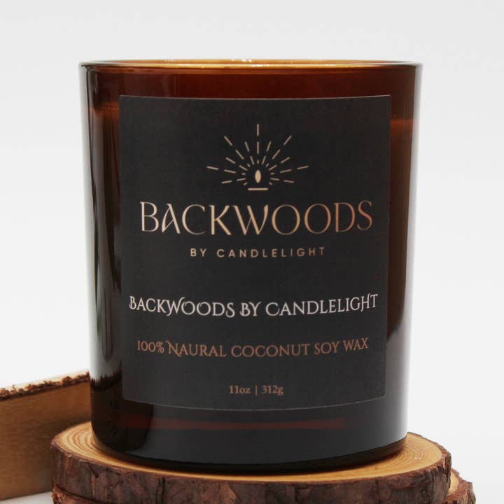 Backwoods By Candlelight – wholesale Jar/filled candle – Backwoods By Candlelight Wooden Wick Candle1
