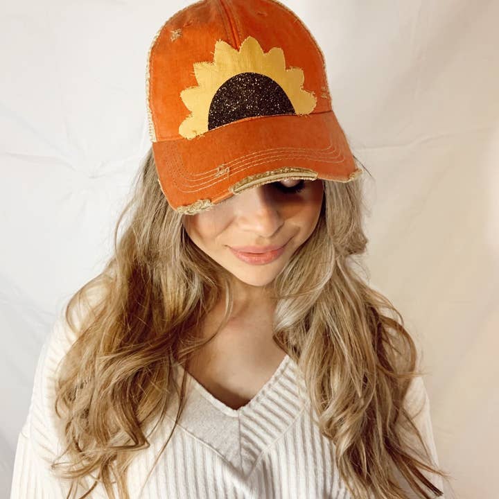 BohoGroove - Wholesale Trucker Hat - Women's - Sunflower Hat12
