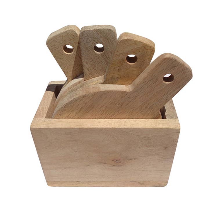 POSAVASOS ROUND SET*4 CON CAJA para venta al por mayor de Taller Indias