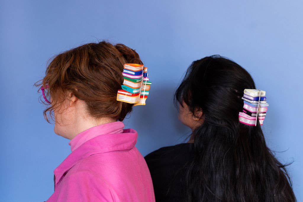 NatterDoodle – wholesale Hair clip – Women’s – Read My Clips Book Hair Claw | Book Lover Hair Accessory 7