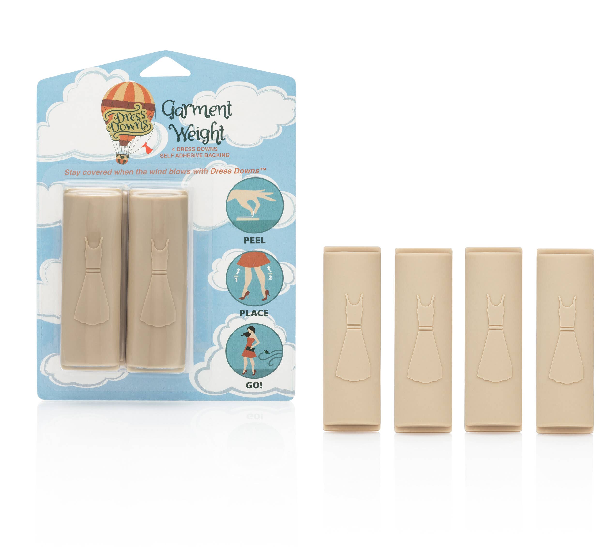 Dress Downs - Wholesale Craft Supplies - Dress Downs Dress Weights with Reusable Backing3