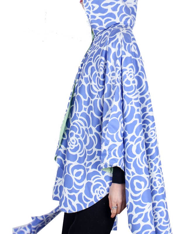 Mantella antipioggia reversibile blu Nautilus - Coastal Collection per la vendita all'ingrosso da parte di Winding River