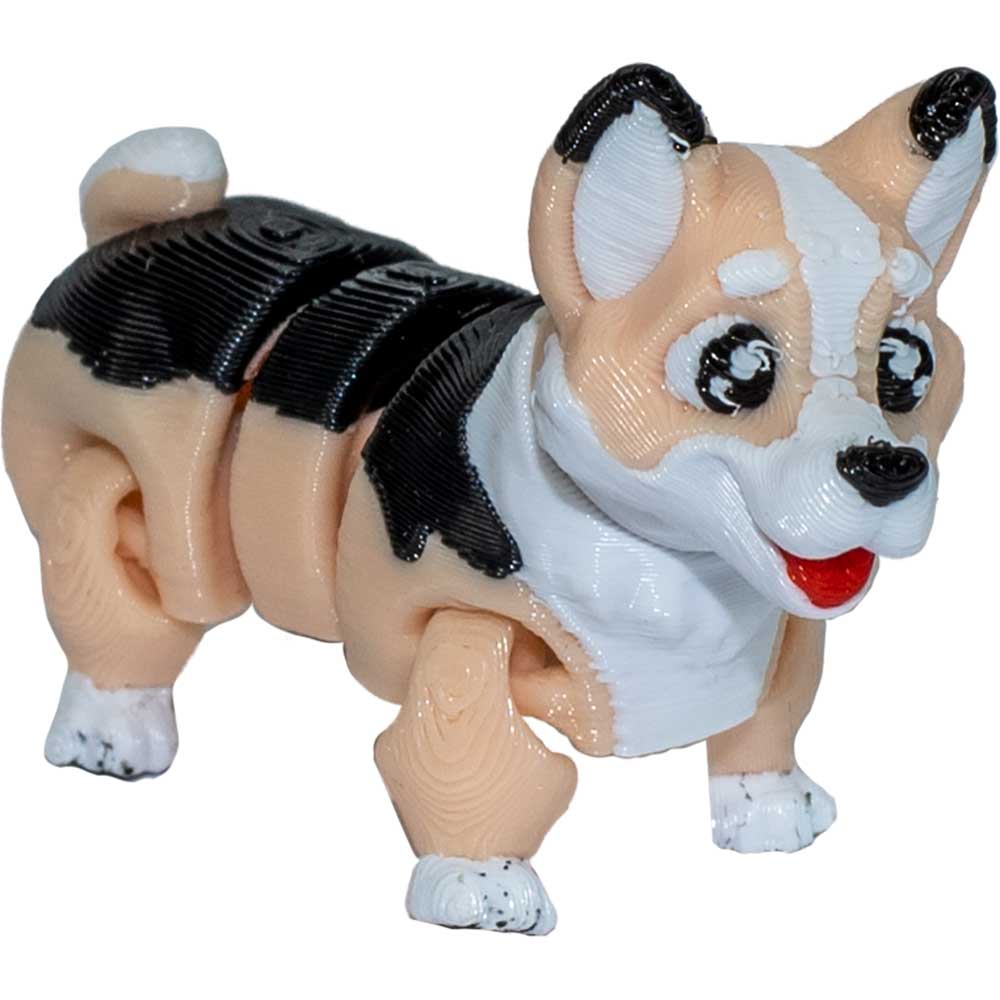 Kheops International - Wholesale Fidget Toy - Kids - 3D Printed Fidget Spirit Animal - Dog Ast'd Designs (Each)3