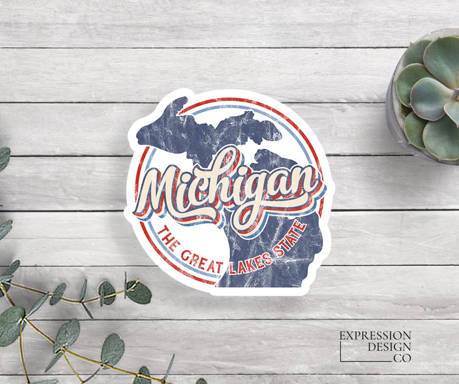 Expression Design Co - Wholesale Sticker - Michigan Vinyl Sticker
