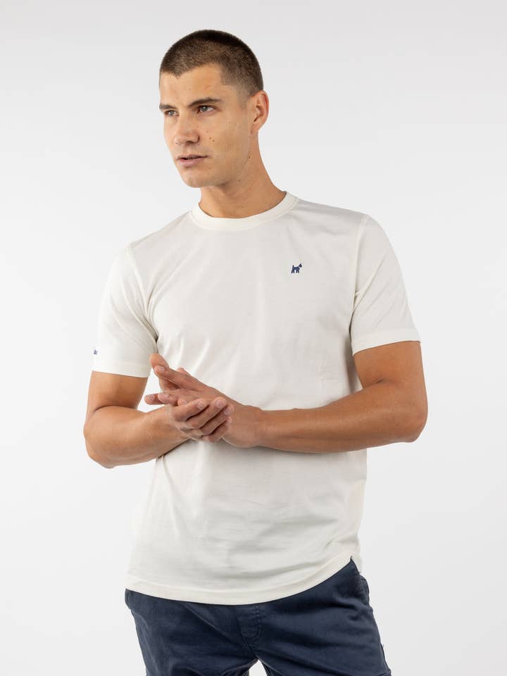 T-Shirt Creme Clássica por atacado de williot