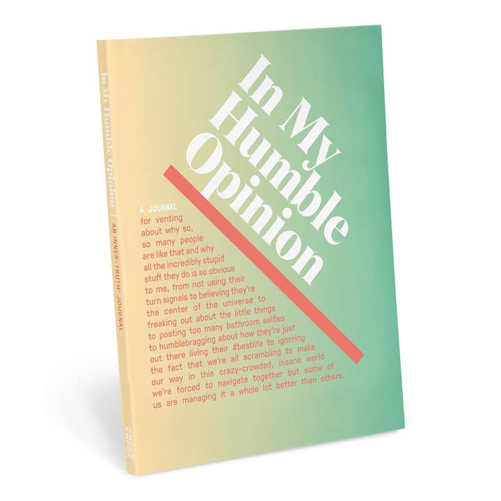 Knock Knock - Wholesale Journal/Diary - In My Humble Opinion Inner-Truth Journal (Ombre Version)