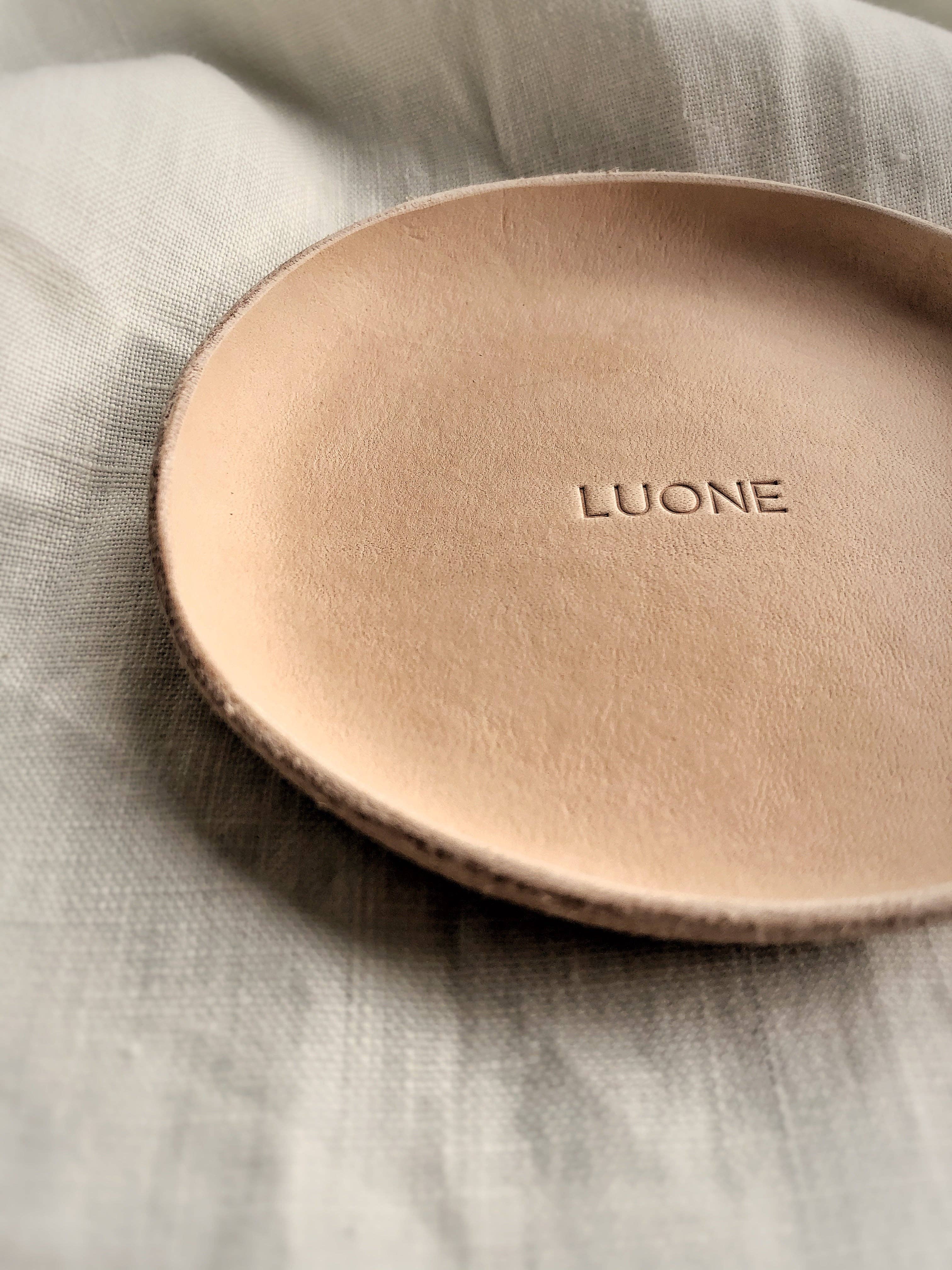Tamboon Leather Co - Wholesale Jewelry Dish - Hand Formed Leather Jewellery Dish - 12cm Round3