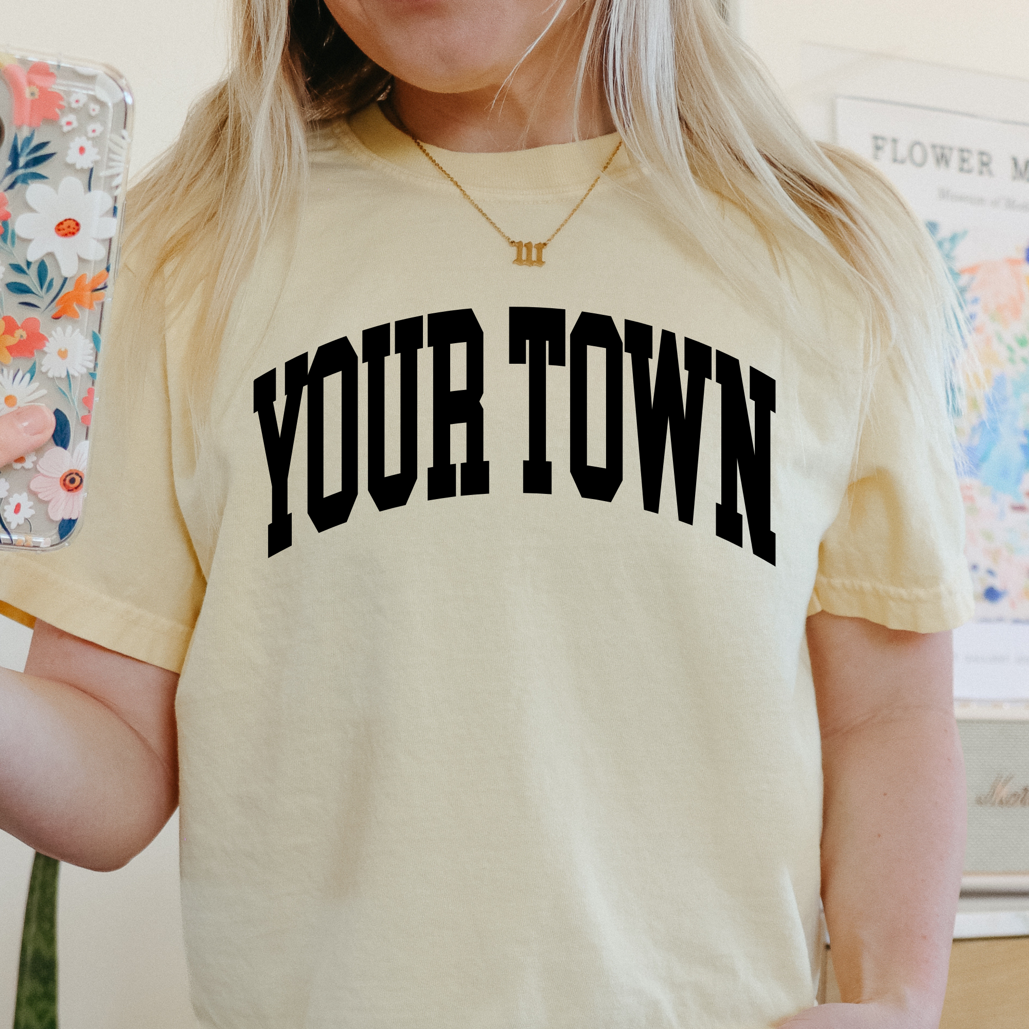 Faith & Life Christian Brands – Engroshandel T-shirt med print - Dame – Custom City Comfort Farver Heavyweight Hometown T-shirt6